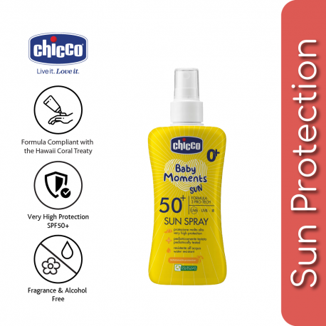 Chicco Baby Moments SPF50+ Sun Spray 150ml