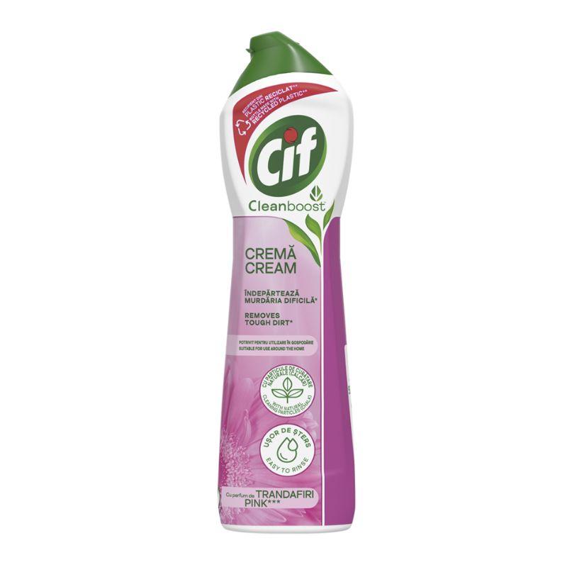 Cif Cream Pink Flower Abrasive Multi-Purpose Surface Cleaner 500ml