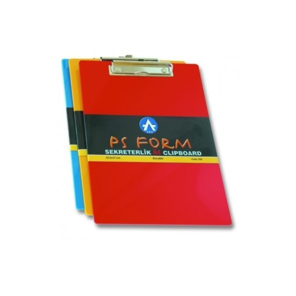 ARK A4 Rigid Plastic Clipboard Black