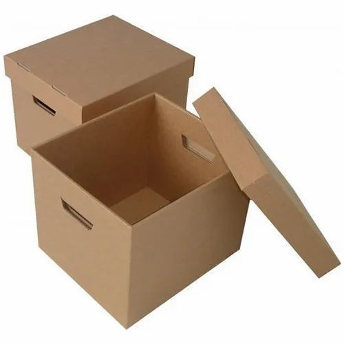 H M Trading Co. Corrugated Carton Box 12x6x8 Inch Brown