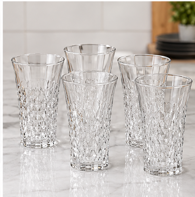 Conjunto de 6 Copos Éclat Cristal d'Arques Paris Lady Diamond - 36 cl (883314591606)