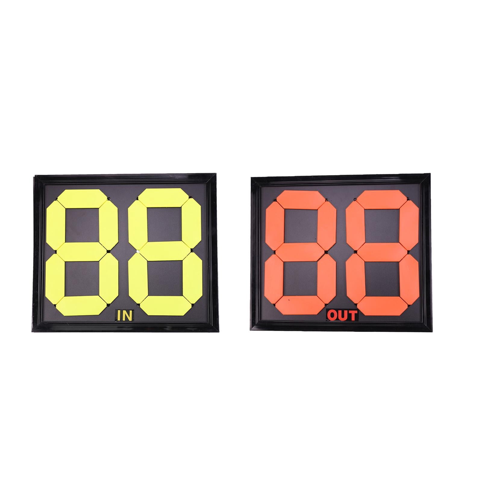 Zulema Football Referee Substitution Board 2-Pack 17x15-Inch