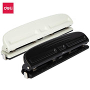 Deli E0121 Metal 4-Hole Punch Machine Adjustable 10 Sheet