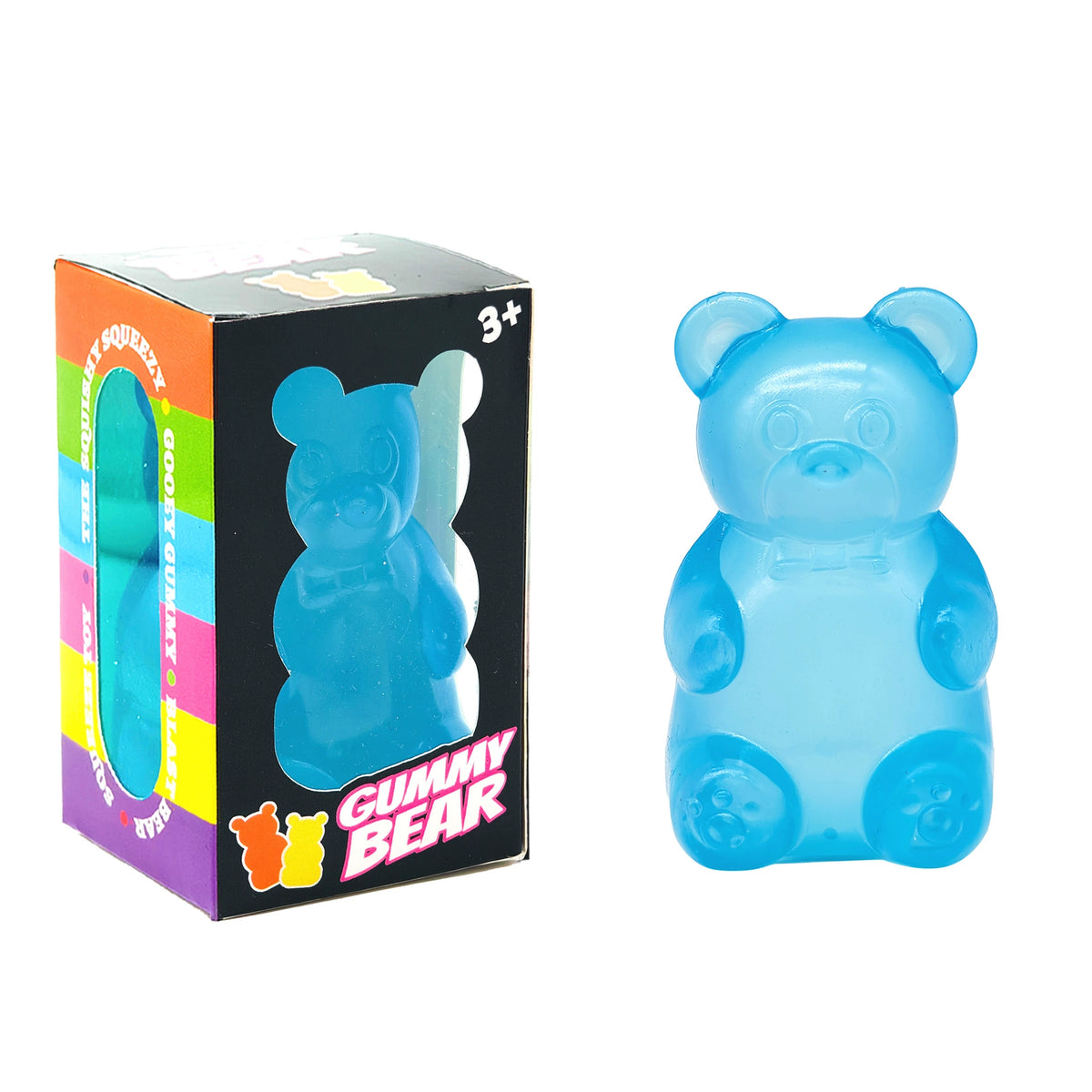 NeeDoh Gummy Bear Squishy Sensory Fidget Toy Blue - (SQUI0009)