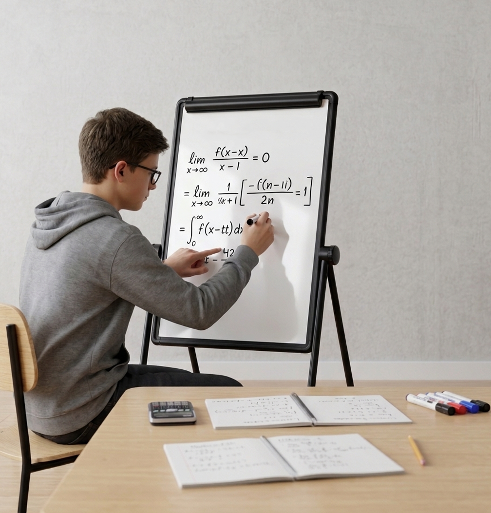 Quadro Branco Portátil de Pé – 45 × 60 cm