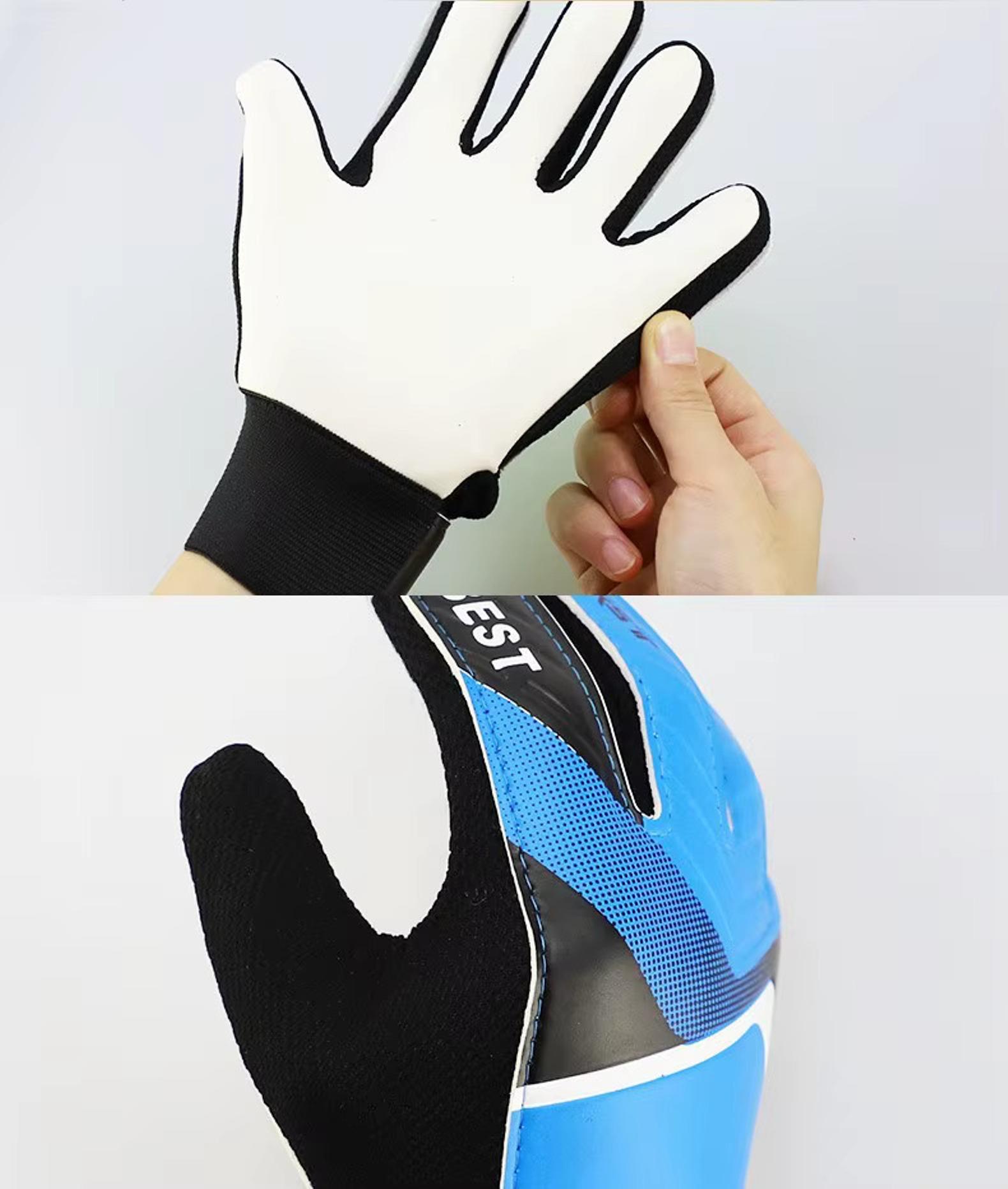 GearX Youth Goalkeeper Soccer Gloves Breathable Latex Grip Palm