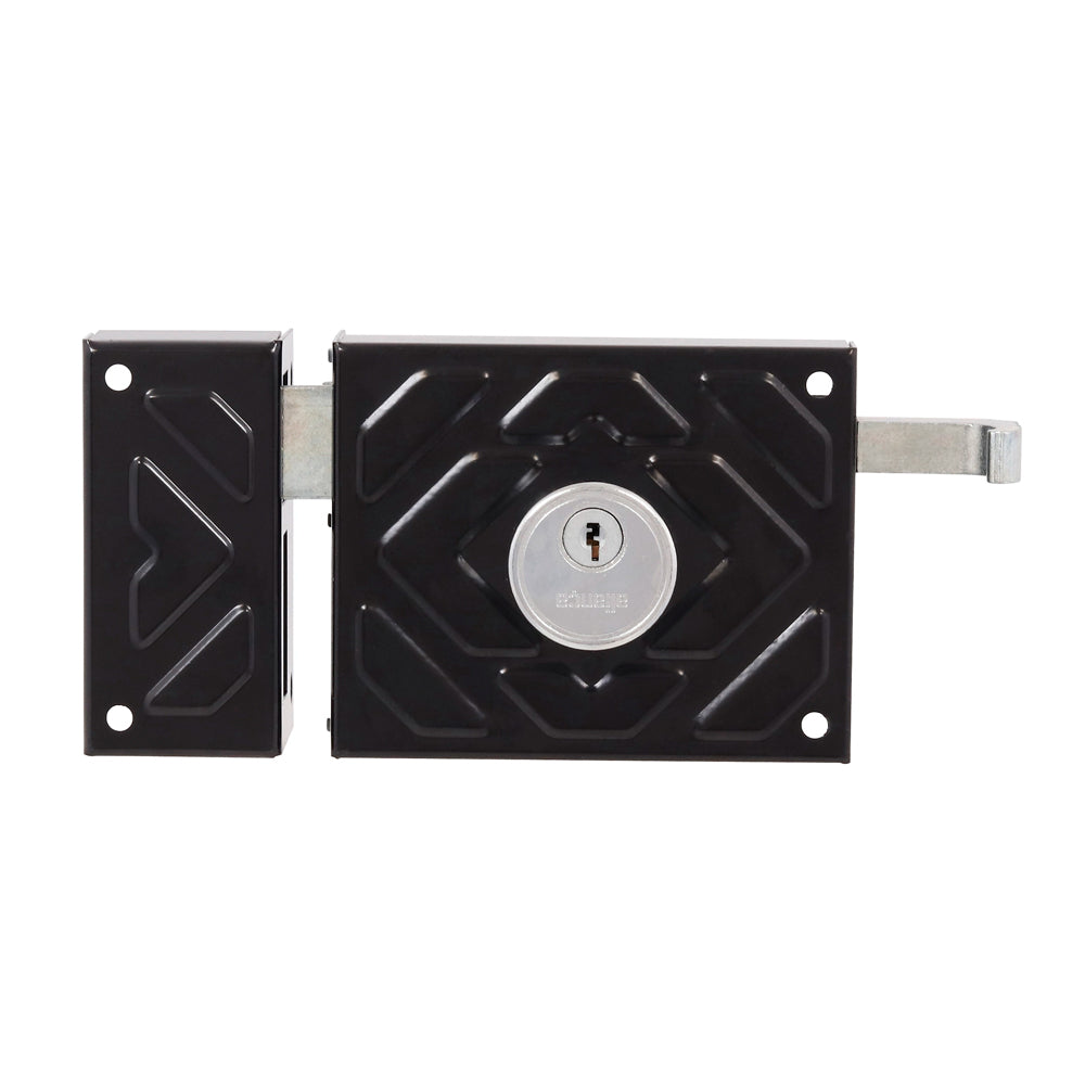 Aliança F1500 Gate Lock Matte Black 100mm
