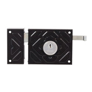 Aliança F1500 Gate Lock Matte Black 100mm
