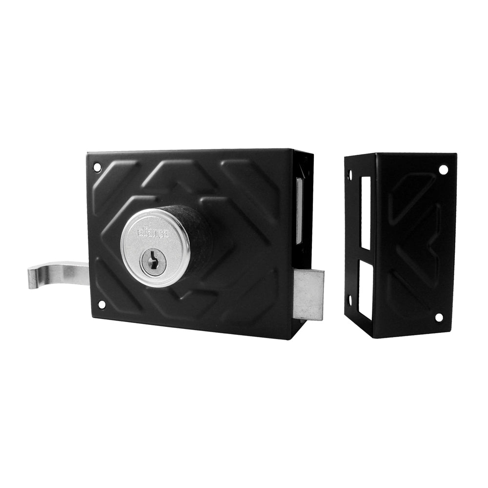Aliança F1500 Gate Lock Matte Black 100mm