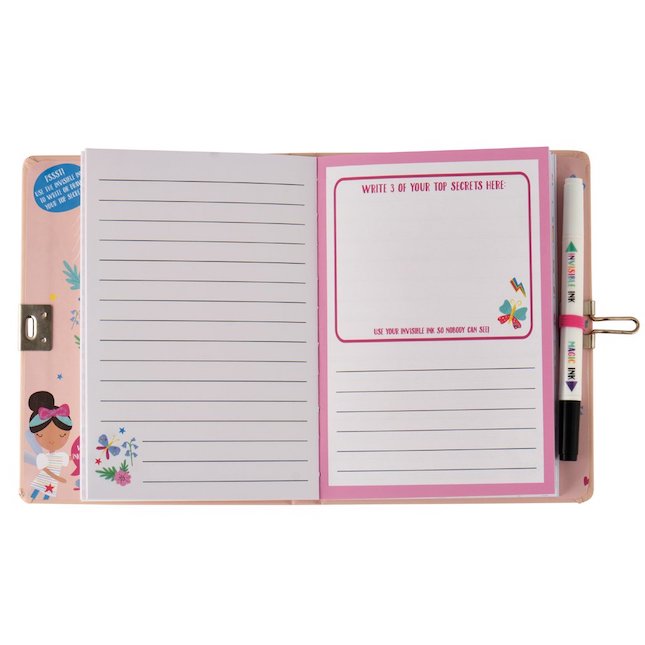 Floss and Rock Rainbow Fairy Top Secret Lockable Diary
