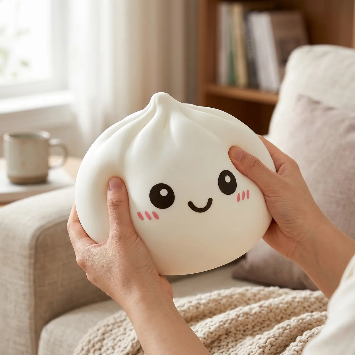 Huggable Giant Dumpling Squishy Sensory Fidget Toy