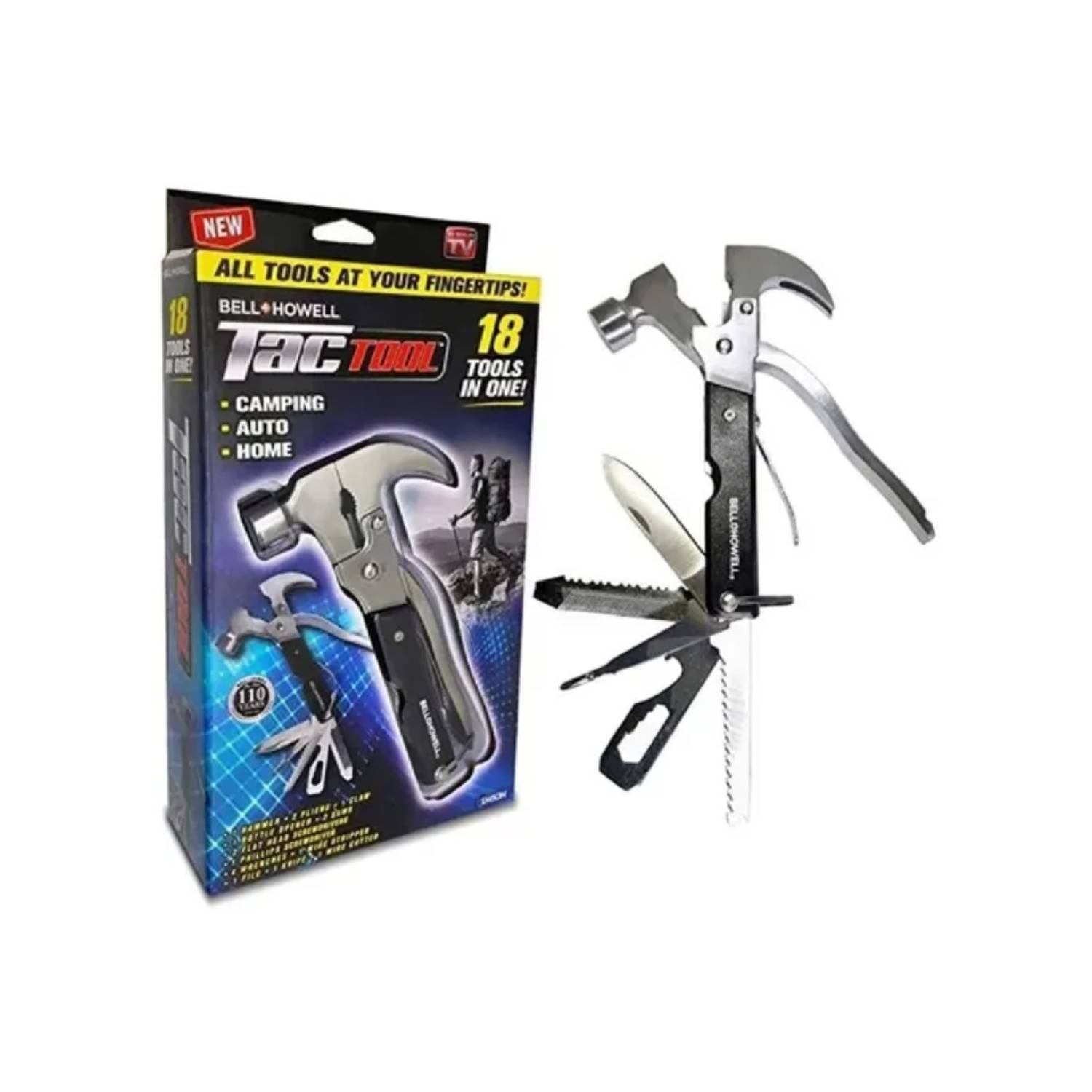 Tac Tool 18-in-1 Multi-tool Hammer and Pliers Set