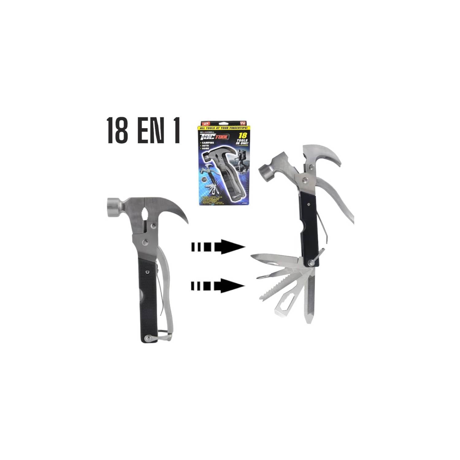 Tac Tool 18-in-1 Multi-tool Hammer and Pliers Set