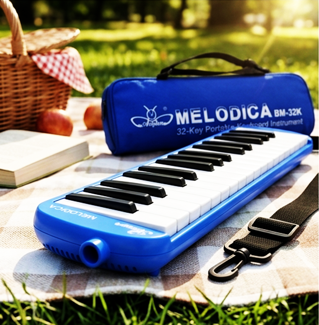 Melódica BM-32K – Instrumento de Teclado Portátil de 32 Teclas