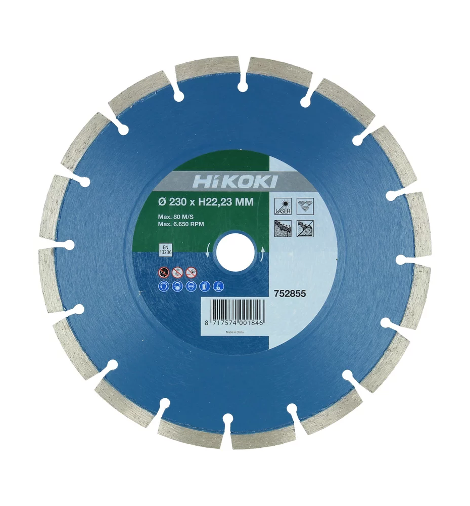 Hikoki Diamond Cutting Disc 230x22.2x10 mm 752855