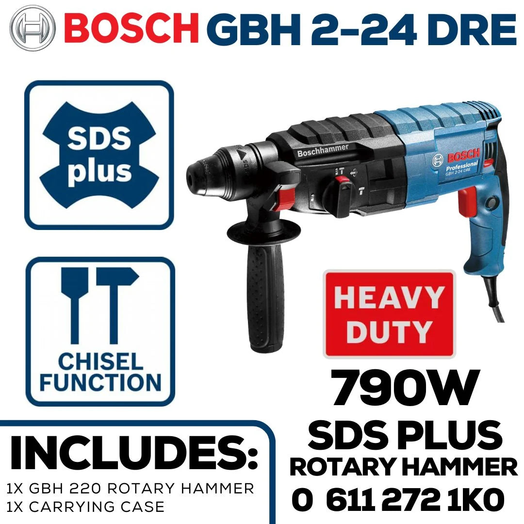 Bosch Professional PRO GBH 2-24 DRE Rotary Hammer - (bos9112)