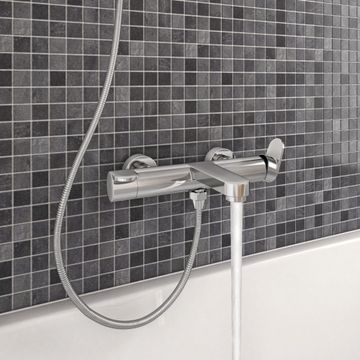 Sensea Natu Modern Bath Mixer Chrome with Diverter 150mm