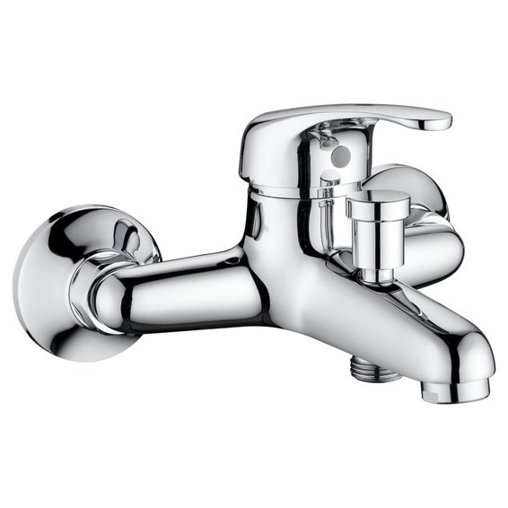 Sensea Natu Modern Bath Mixer Chrome with Diverter 150mm
