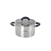Sonifer SF-1136-16 Blue Stainless Steel Cooking Pot, 1.9 Liter Capacity