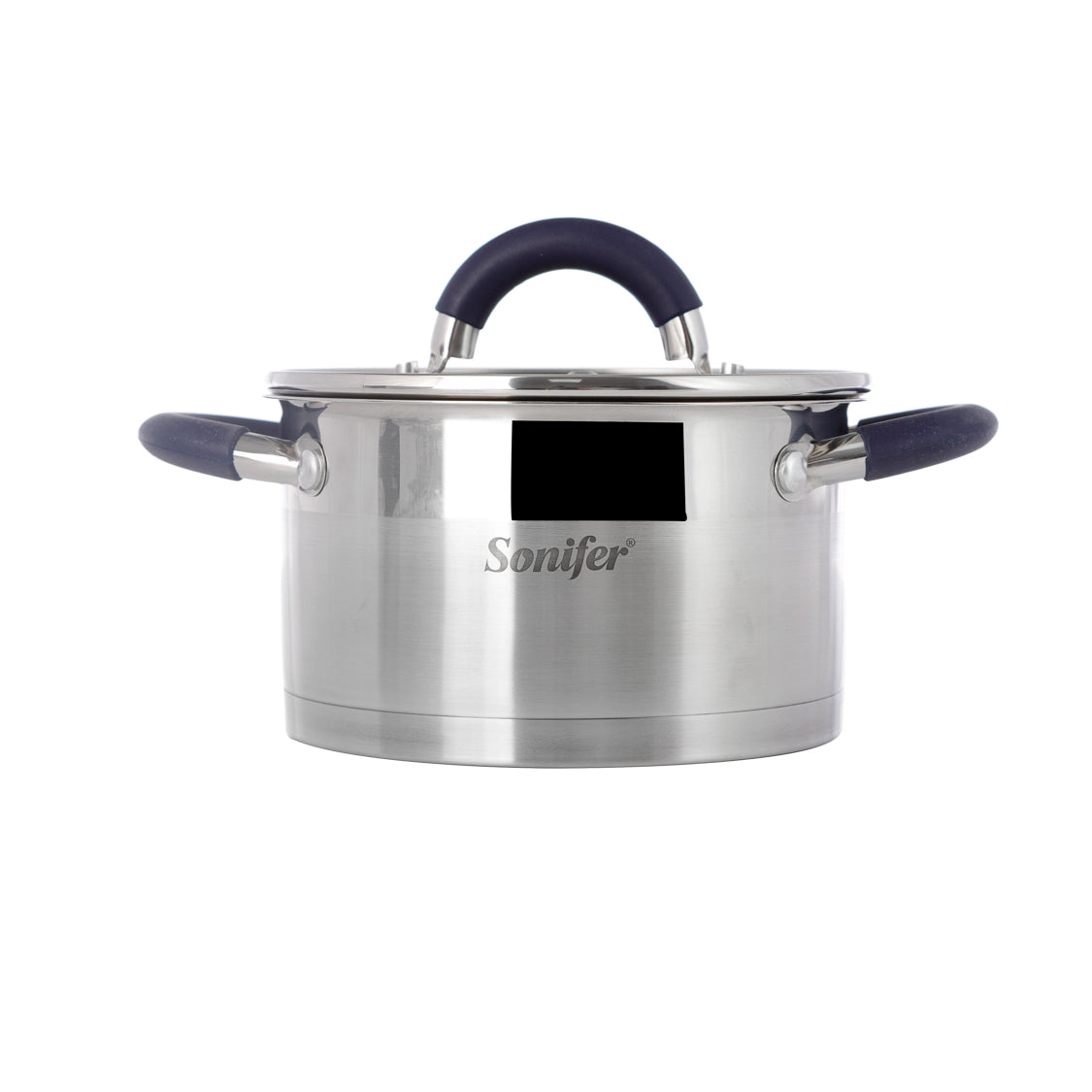 Sonifer SF-1136-16 Blue Stainless Steel Cooking Pot, 1.9 Liter Capacity