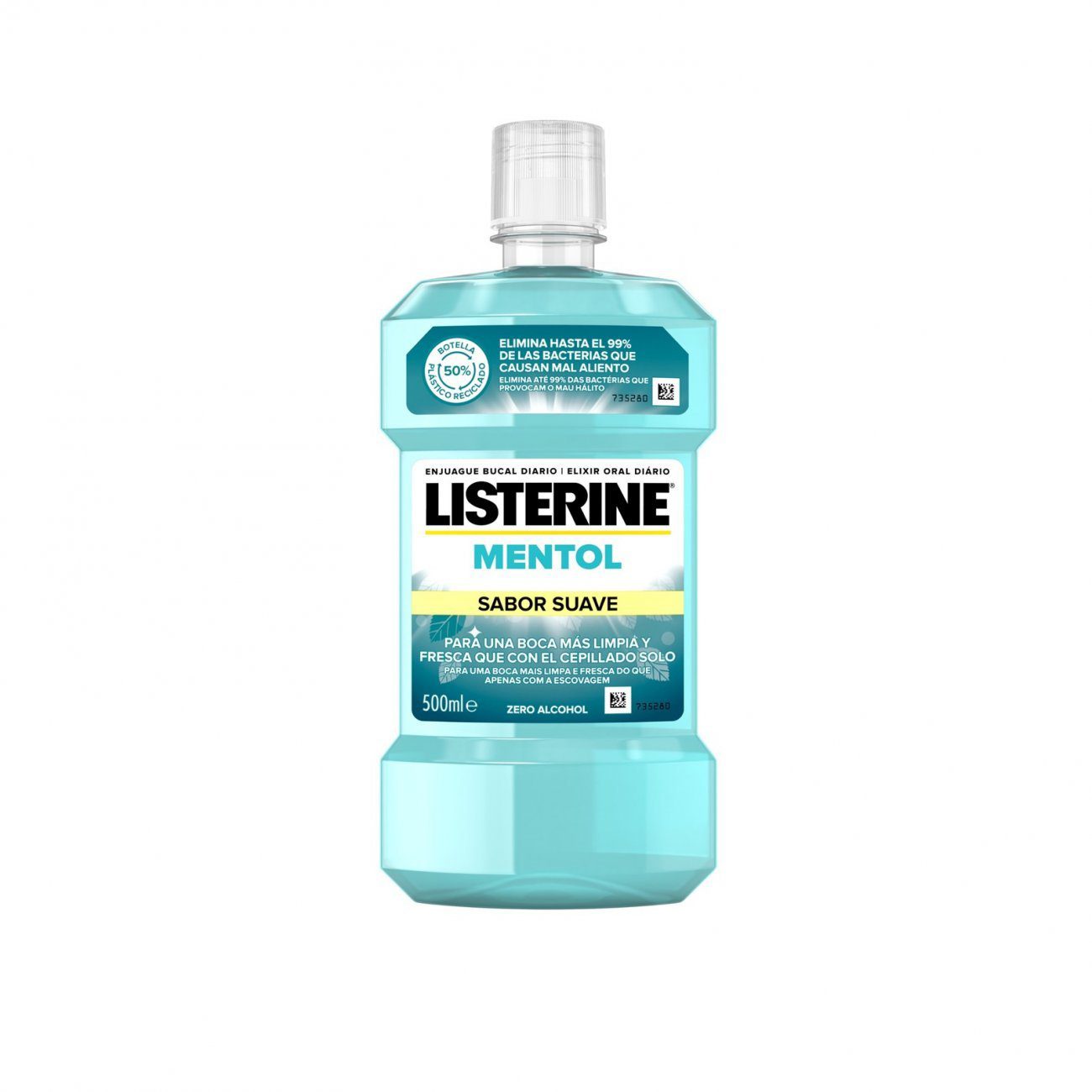 Listerine Mentol Sabor Suave Alcohol Free Mouthwash 250ml/500ml