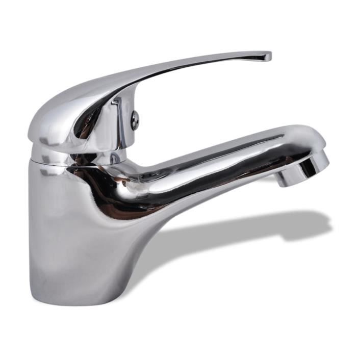 LULO Bathroom Sink Faucet Chrome Zinc Alloy Single Hole