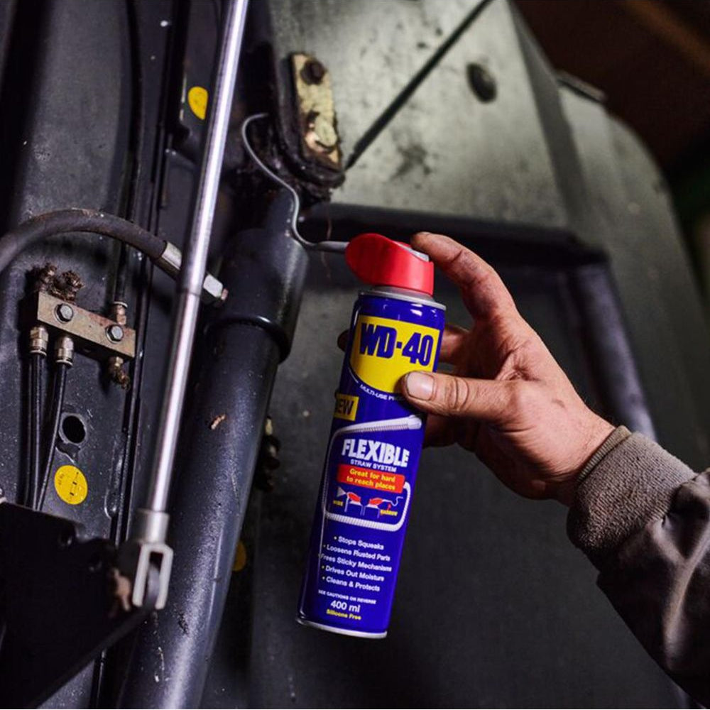 WD-40 Multi-Use Lubricant 1.3 gal Spray Bottle And Flexible 13.5 fl oz Straw