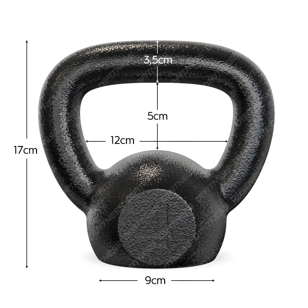 EchoCross IronCast Iron Kettlebell 4kg to 32kg Weight