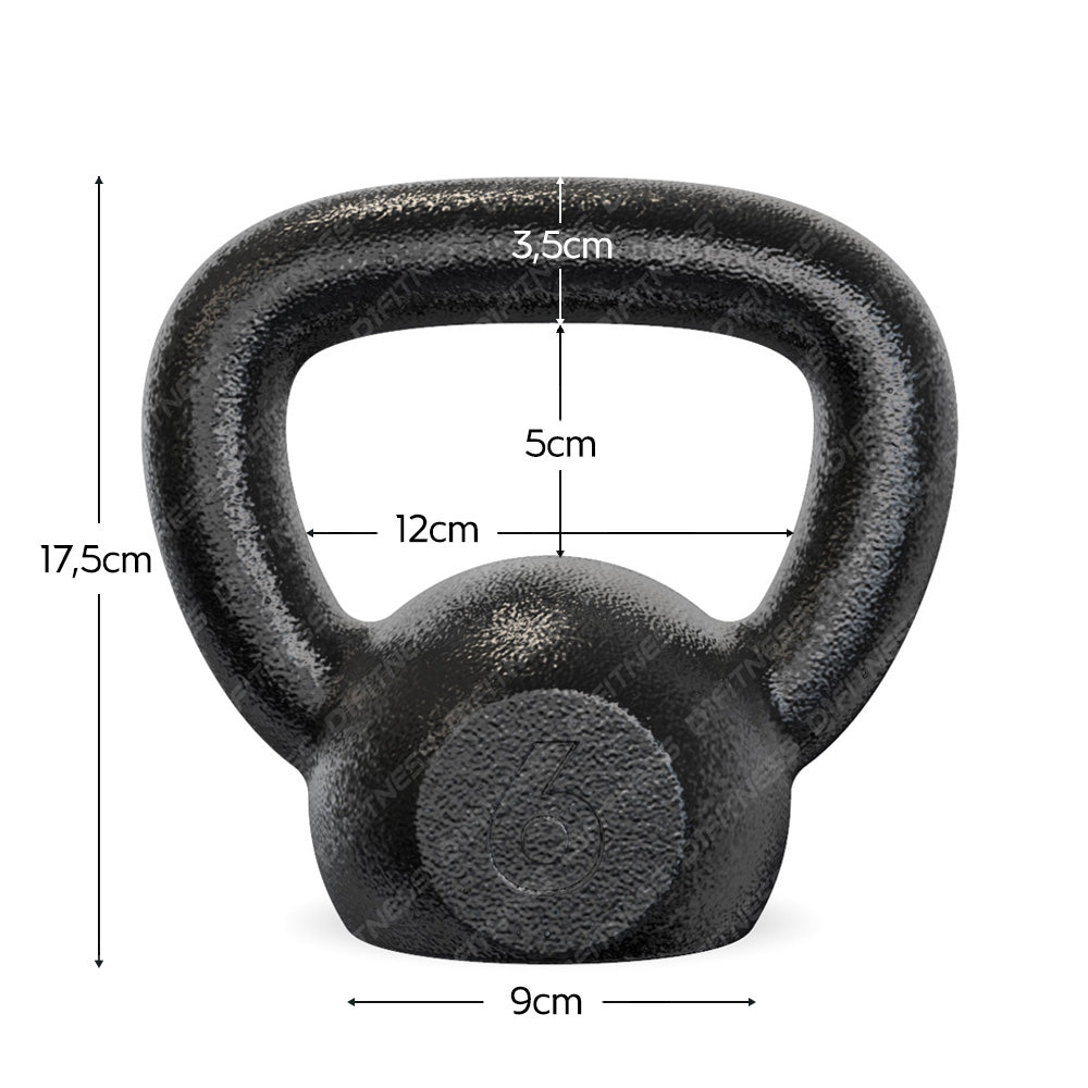 EchoCross IronCast Iron Kettlebell 4kg to 32kg Weight