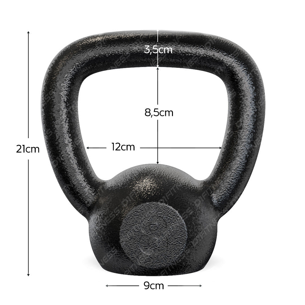 EchoCross IronCast Iron Kettlebell 4kg to 32kg Weight