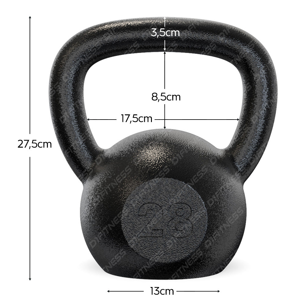EchoCross IronCast Iron Kettlebell 4kg to 32kg Weight