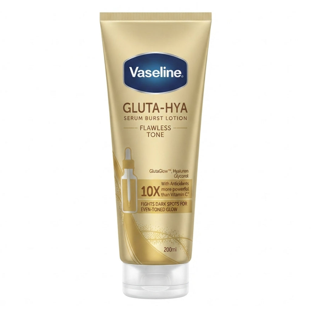 Loção Corporal Sérum Vaseline Gluta-Hya Flawless Tone 200ml