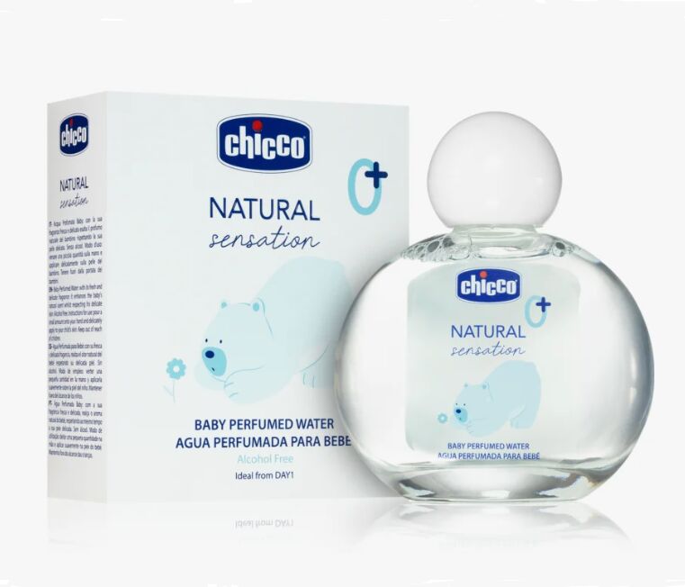 Chicco Natural Sensation Baby Eau de Cologne Alcohol-Free 3.4 oz