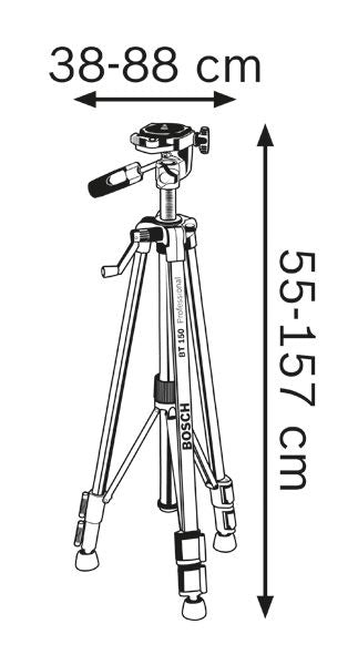 Bosch Professional PRO BT 150 Building Tripod