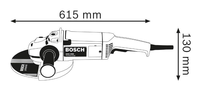 Bosch Professional PRO GWS 2000 Angle Grinder