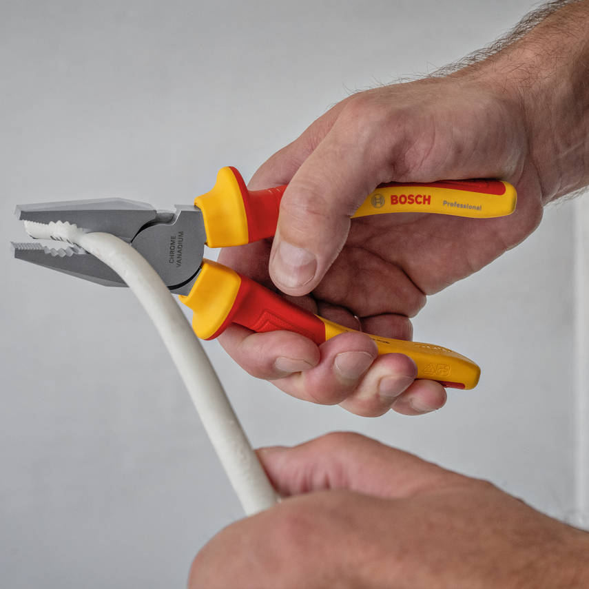 Bosch Professional VDE Combination Pliers 7.1 in