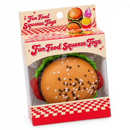 Fast Food Squishy Sensory Fidget Toy Assorted - (SQUI0006)