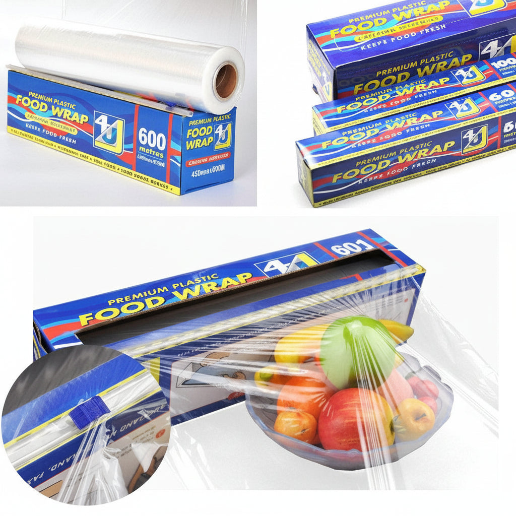 Yantai Bagease PVC Cling Film Food Wrap 30cm x 400m
