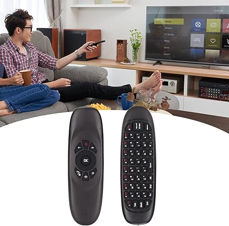 Rato Aéreo Sem Fios Controlo Remoto Teclado QWERTY para Android PC-AYC340-15