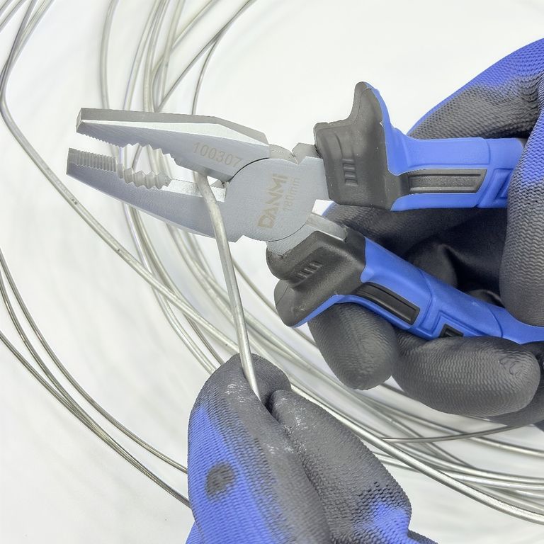 Danmi 7-inch Industrial Universal Pliers Chrome-Plated Steel