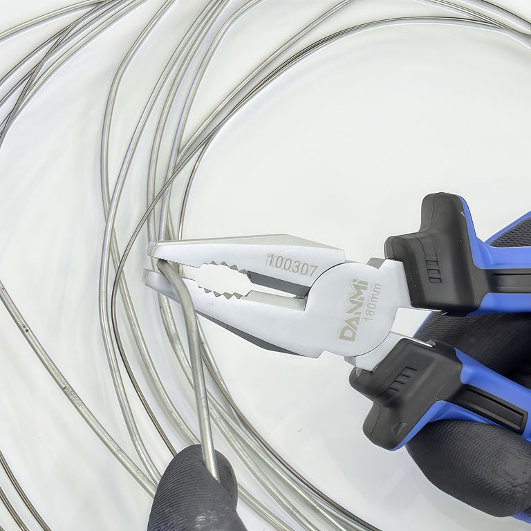 Danmi 7-inch Industrial Universal Pliers Chrome-Plated Steel