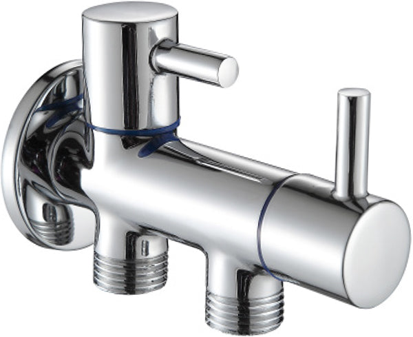 KLUDI RAK Dual Control Angle Valve DN15 Brass Chrome