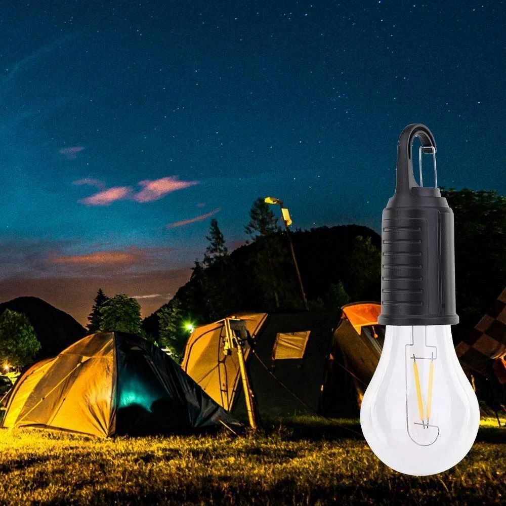 BrightArk Rechargeable Camping Light Portable Lantern with Clip Hook