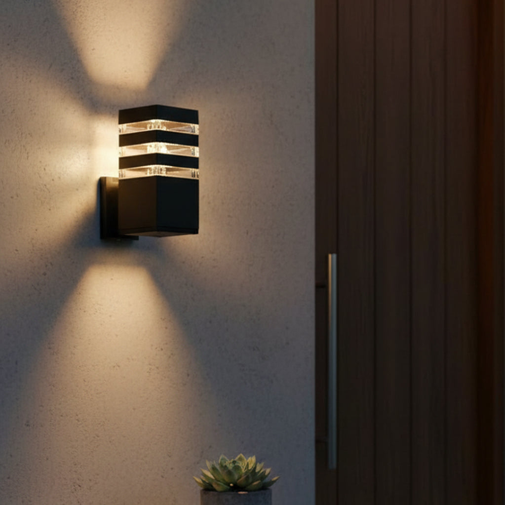 Sevilla Outdoor Wall Light 1xE27 Aluminum 40W IP44 Black