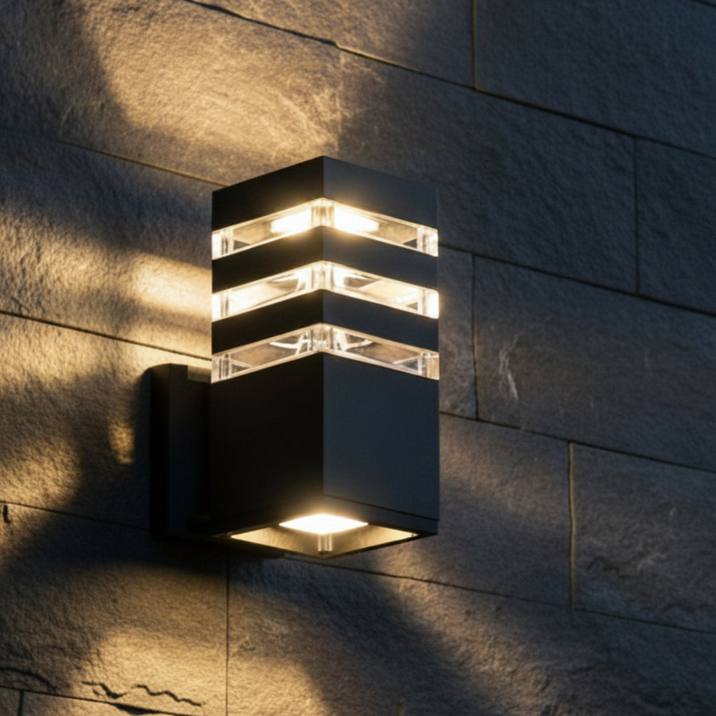 Sevilla Outdoor Wall Light 1xE27 Aluminum 40W IP44 Black
