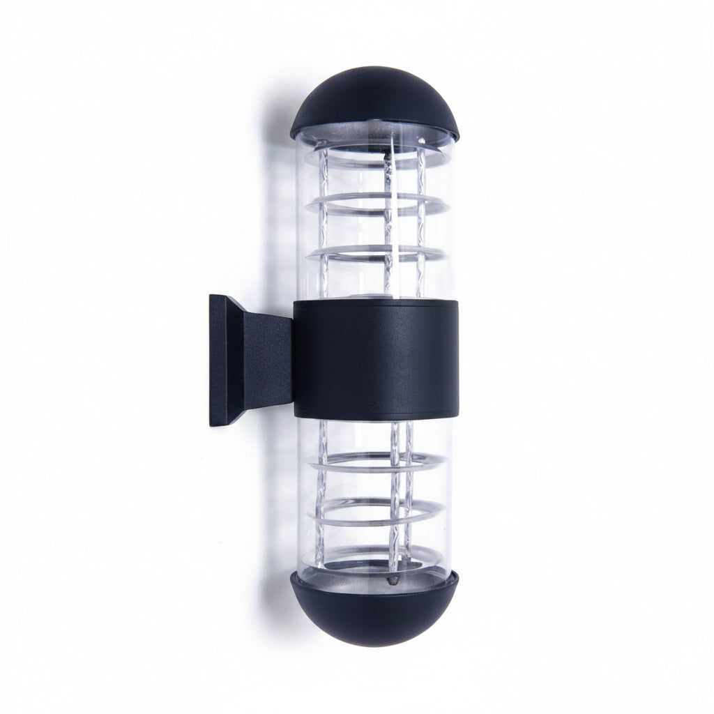 RFAN 202064 Outdoor Wall Lamp Aluminum 2-Light E27 IP65 Black