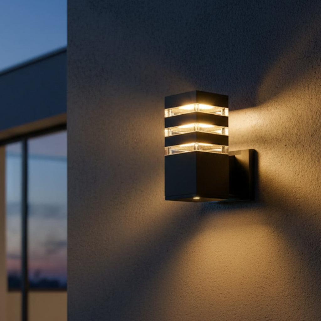 Sevilla Outdoor Wall Light 1xE27 Aluminum 40W IP44 Black