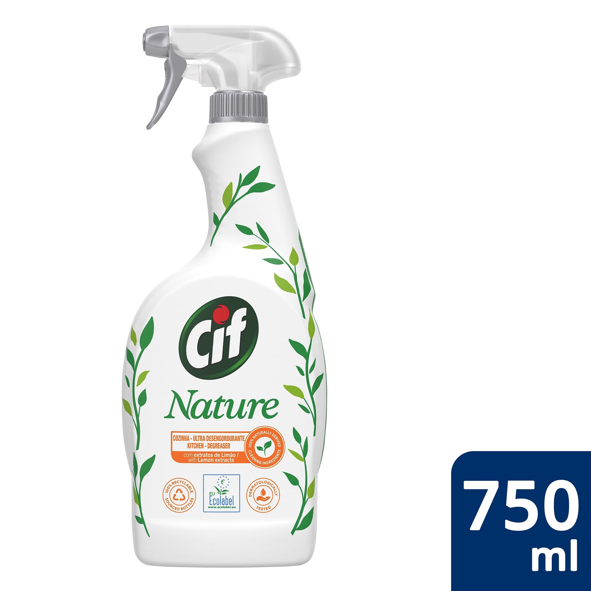 Cif Nature's Recipe Kitchen Degreaser Spray 750ml