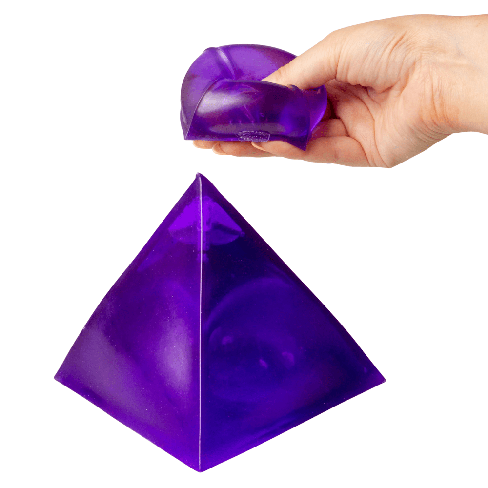 Tobar Scrunchems Sugar Pyramid Squishy Sensory Fidget Toy