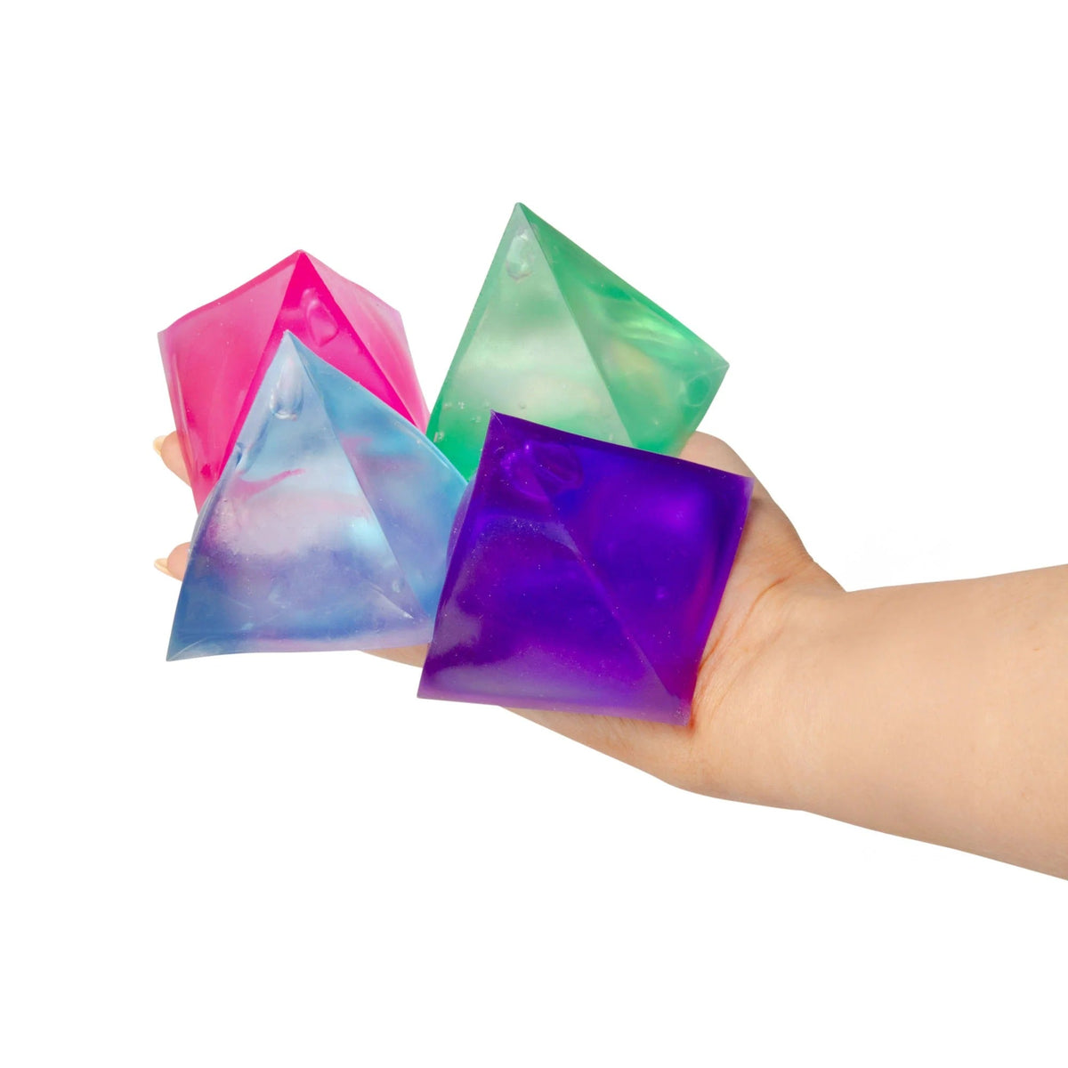 Tobar Scrunchems Sugar Pyramid Squishy Sensory Fidget Toy